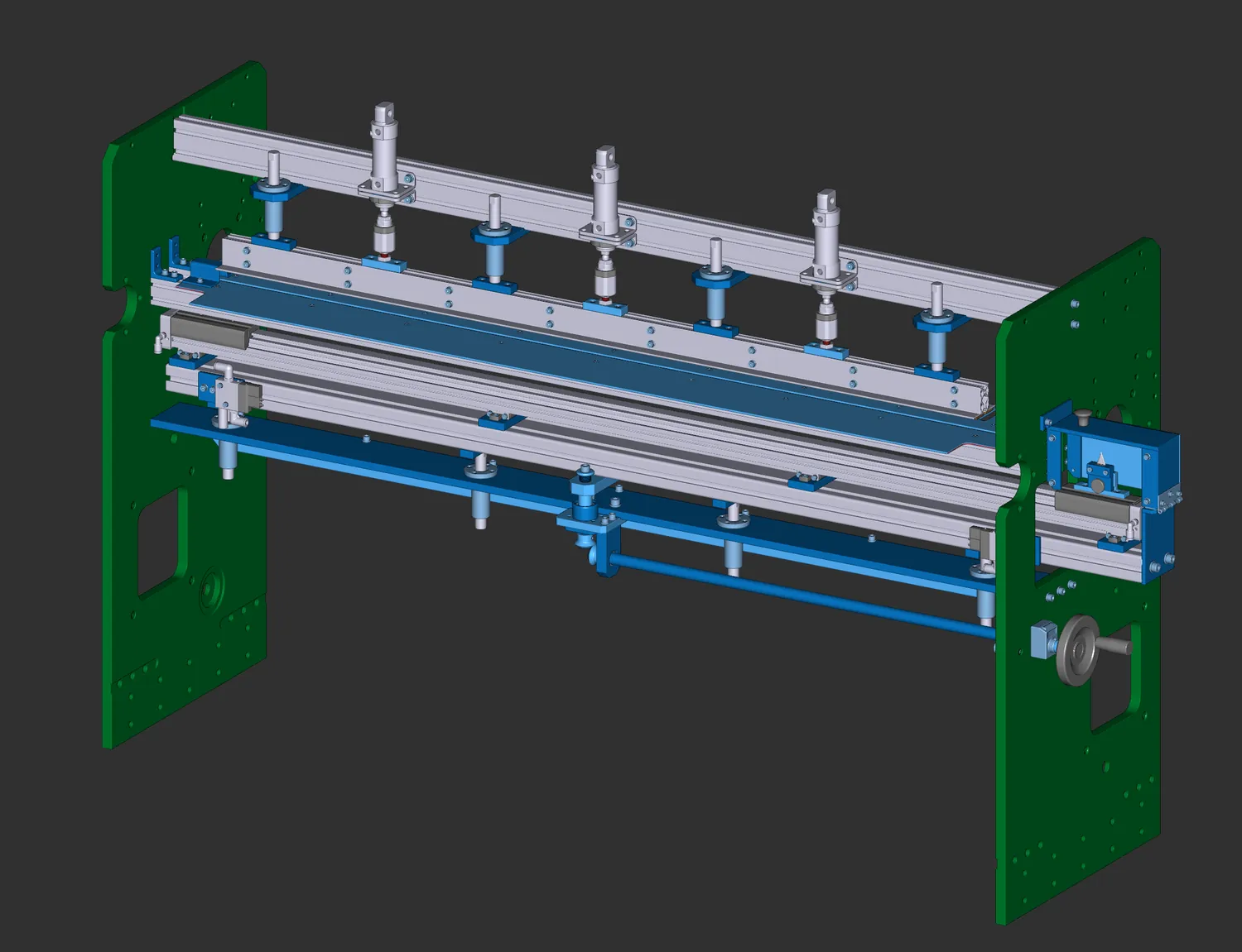 3D model dělicí a svařovací lišty