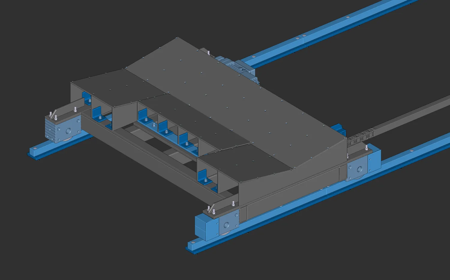 3D model pojízdného vozu