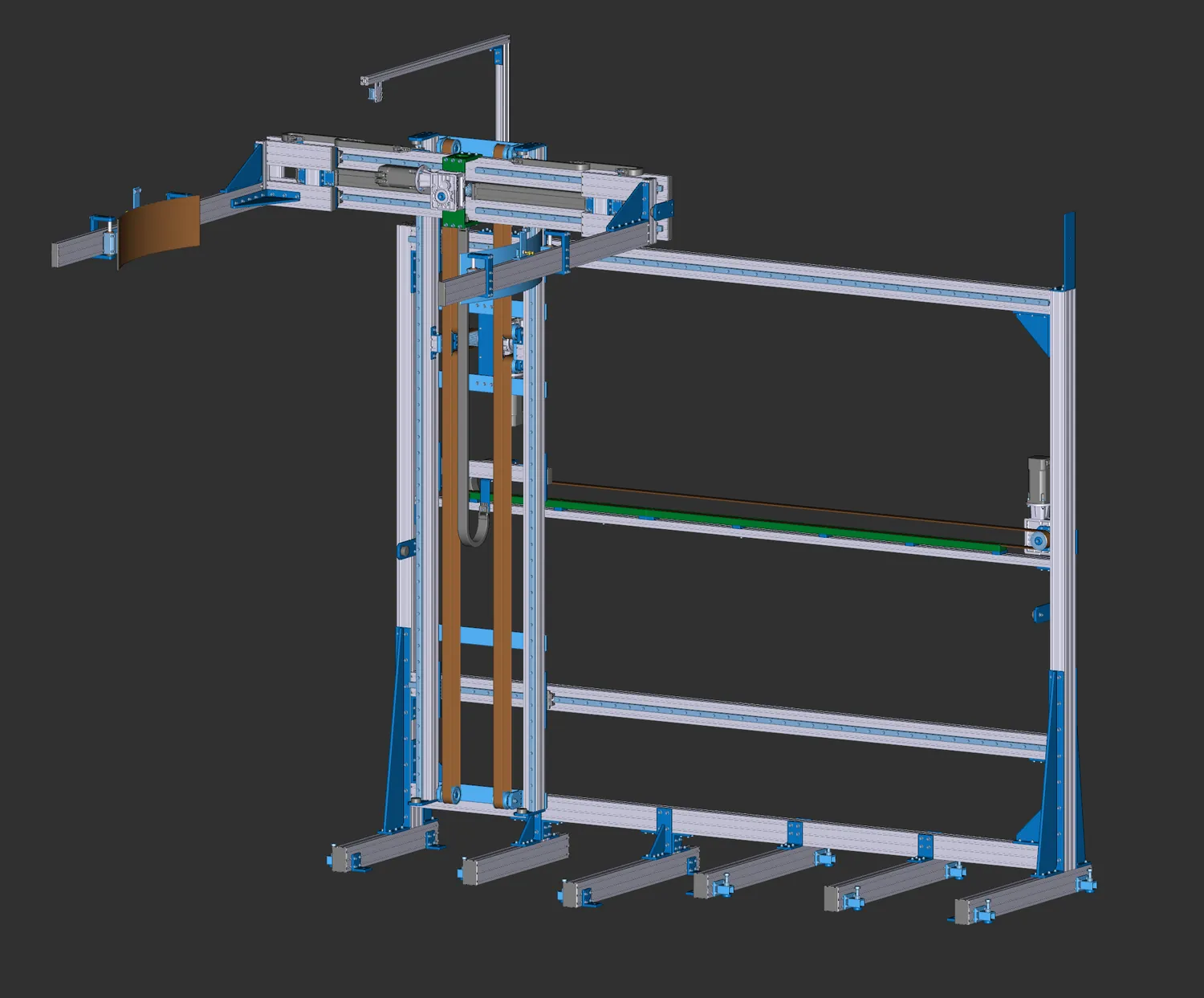 3D model vertikálního manipulátoru