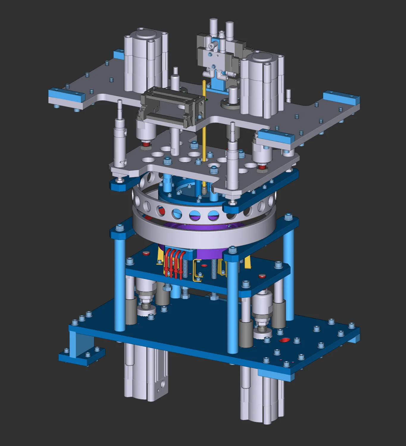3D model zdvihací jednotky